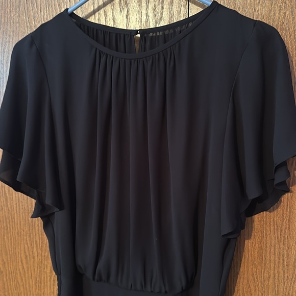 White House Black Market size 6 black romper. - Picture 2 of 14